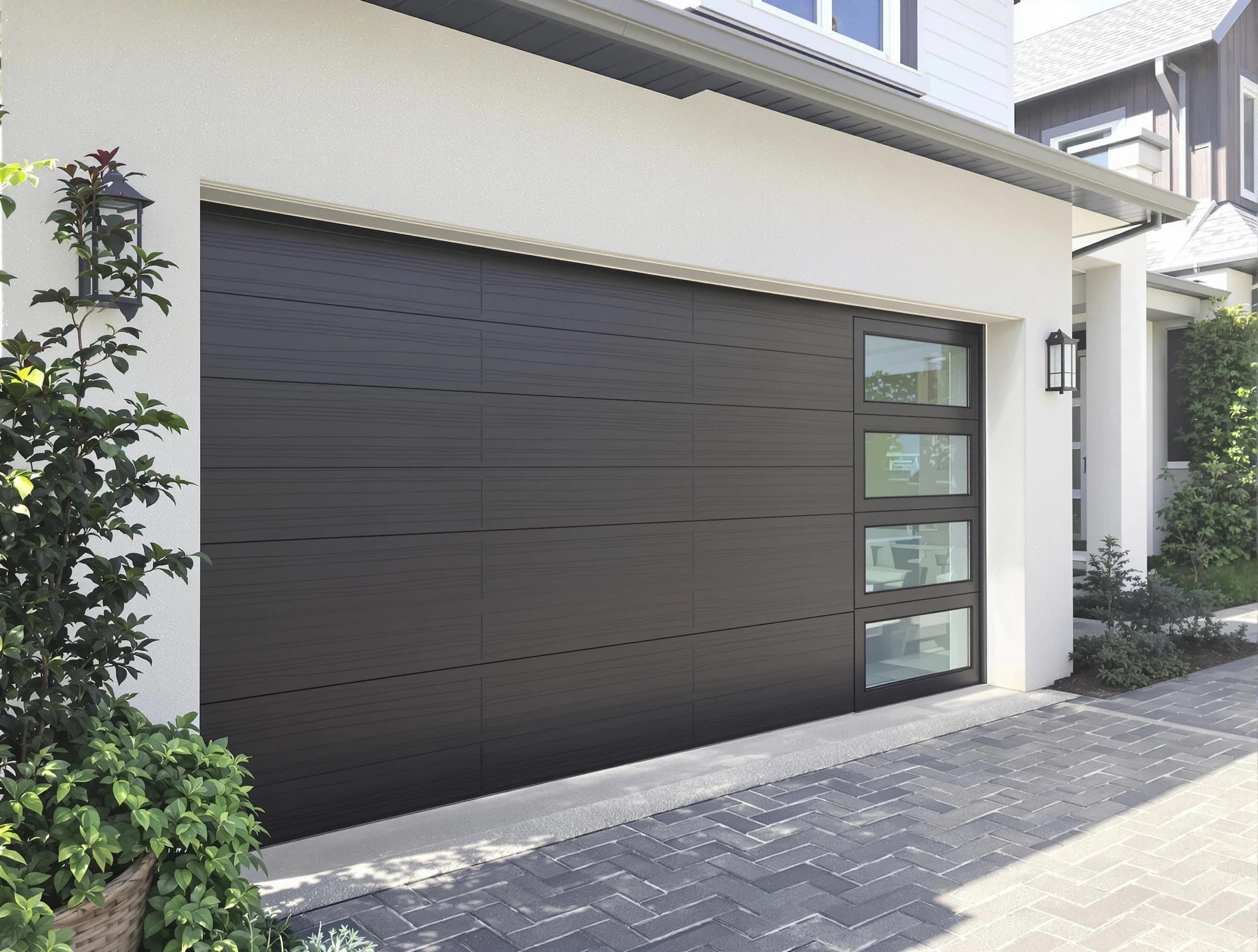 Custom garage door installation by Pawtucket Garage Door Repair in Pawtucket
