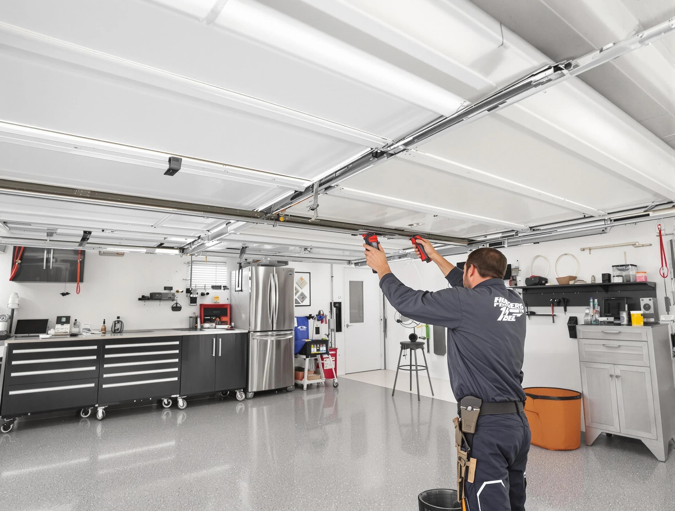 Overhead garage door repair service by Pawtucket Garage Door Repair in Pawtucket