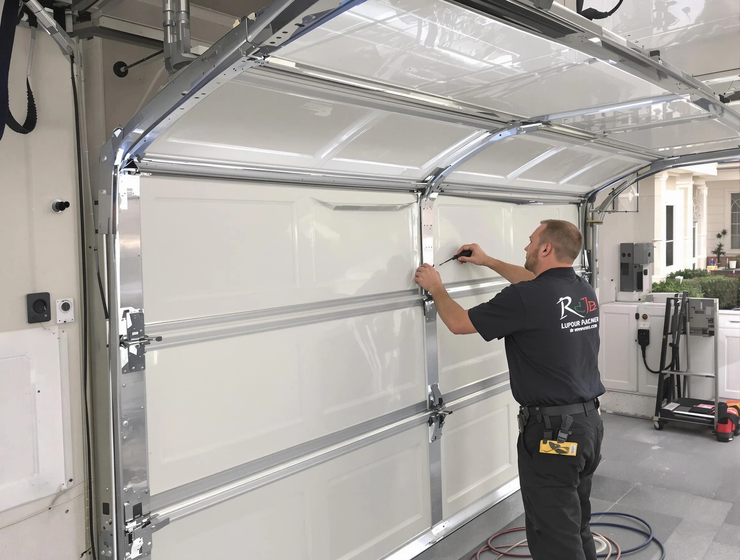 Pawtucket Garage Door Repair professional performing panel repair in Pawtucket